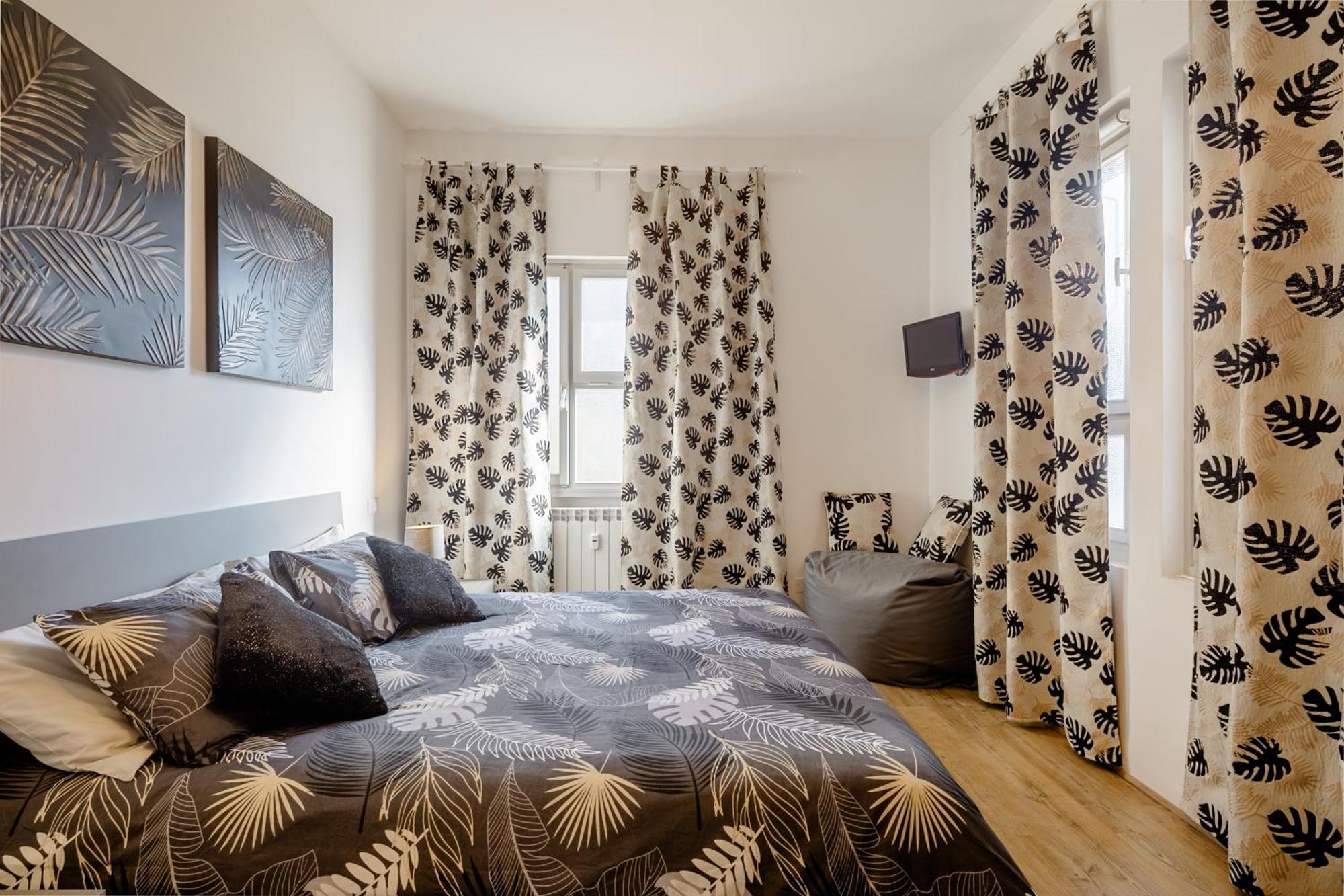 Apartment Open The Classic Wooden Shutters At A Cozy Nest